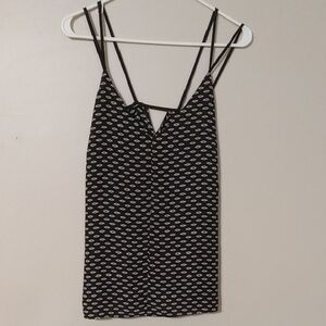 Harlowe & Graham Black and White Camisole